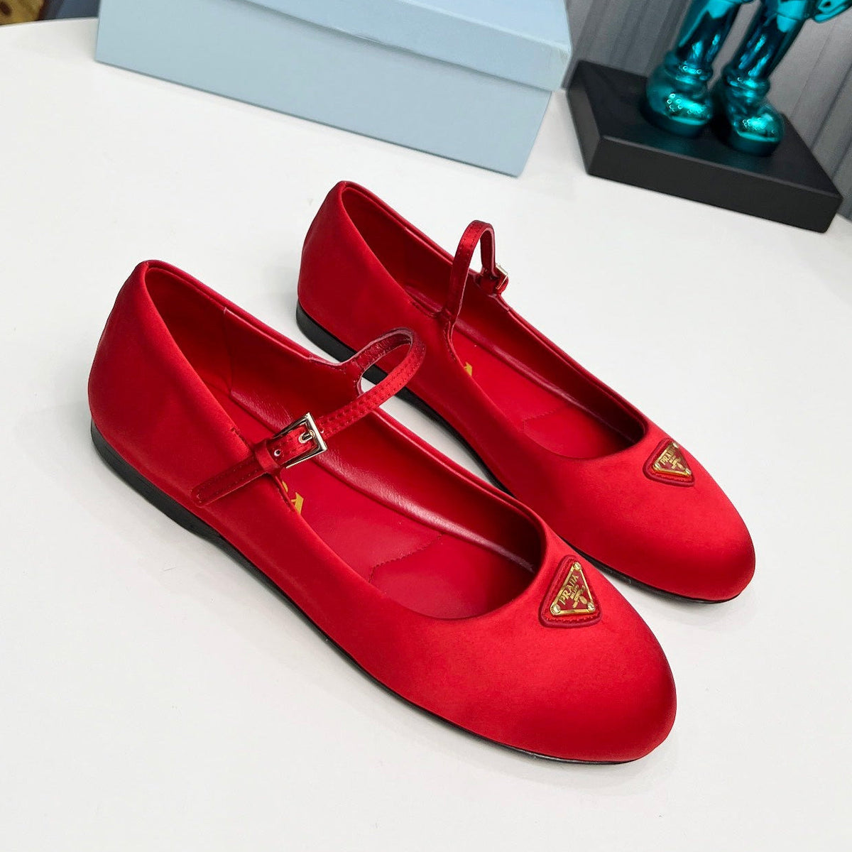 Prada 2026 Ballet Flat Suede Sheepskin Silk 715617