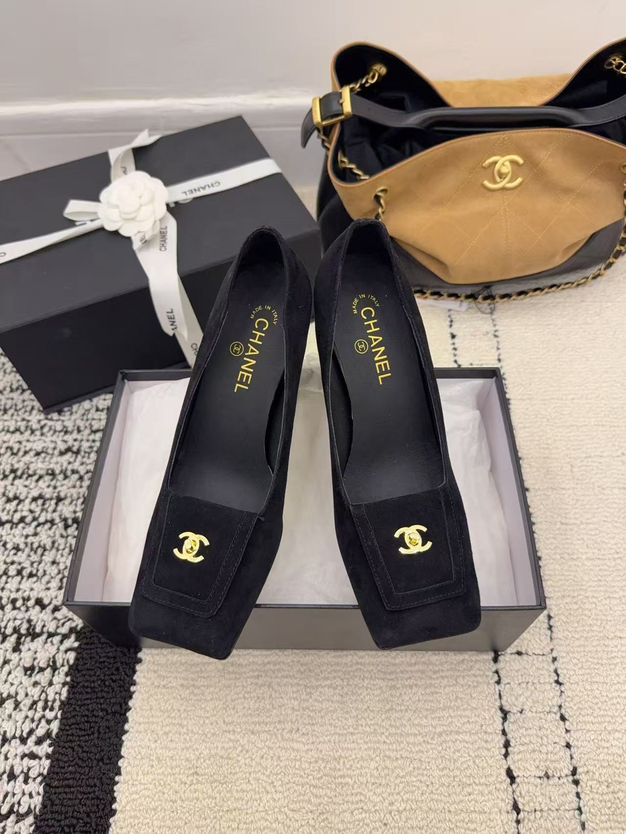 Chanel 2026 Pump Black All Suede