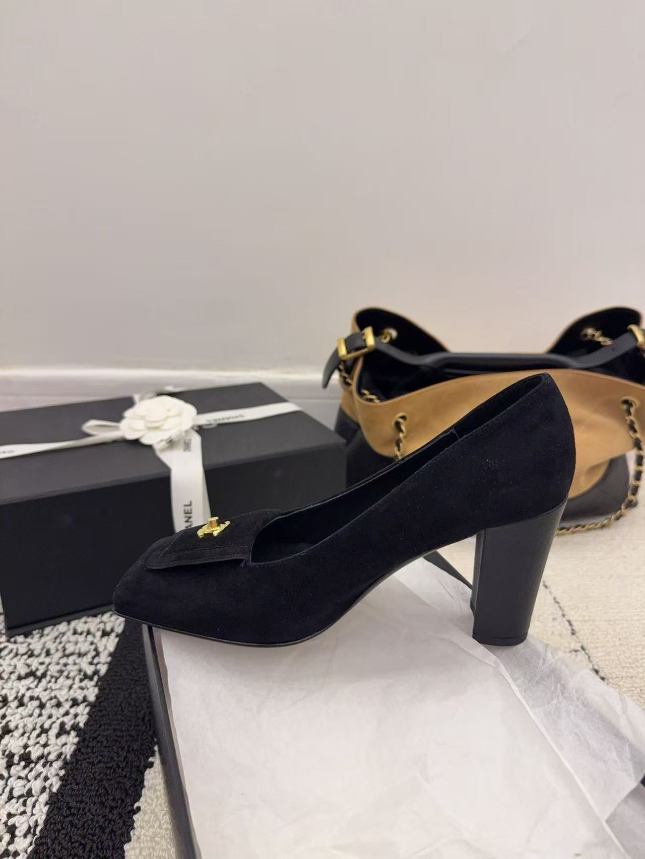 Chanel 2026 Pump Black All Suede