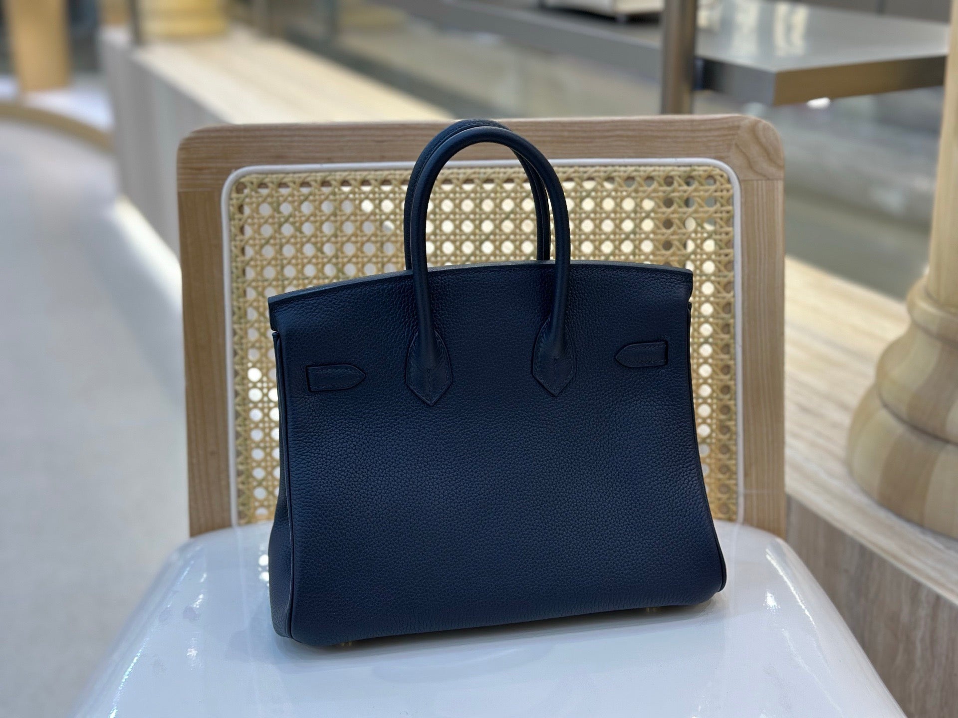 Hermes Birkin Bleu de Prusse Togo Leather