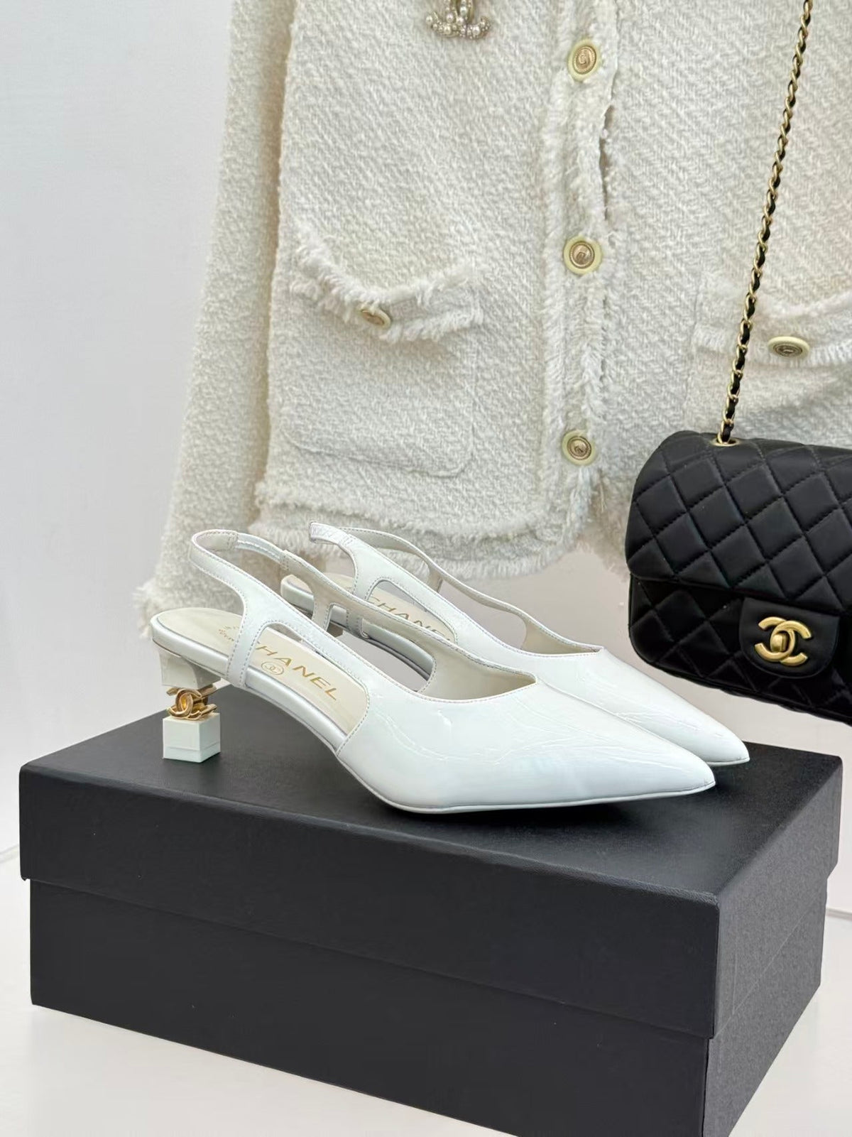 Chanel 2026 Slingback Patent Leather 904478