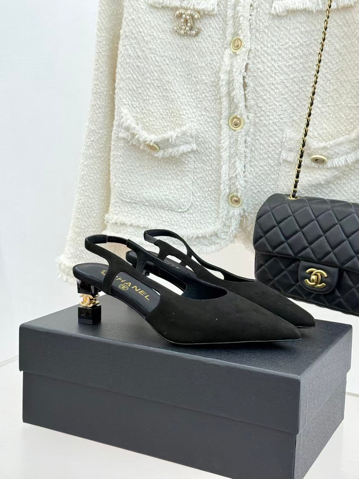 Chanel 2026 Slingback Patent Leather 904478