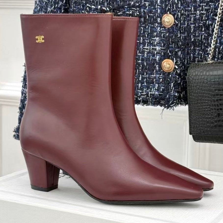 Celine 2026 Stage Fitted Boots 60mm Lamskin