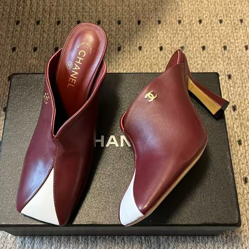 Chanel 2026 Mules 90mm Calfskin