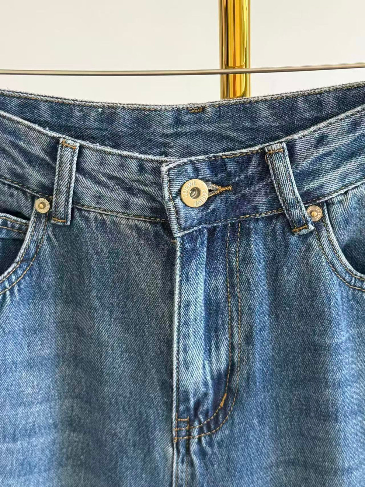 Loewe 2026 Wide-Leg Jeans Blue Denim