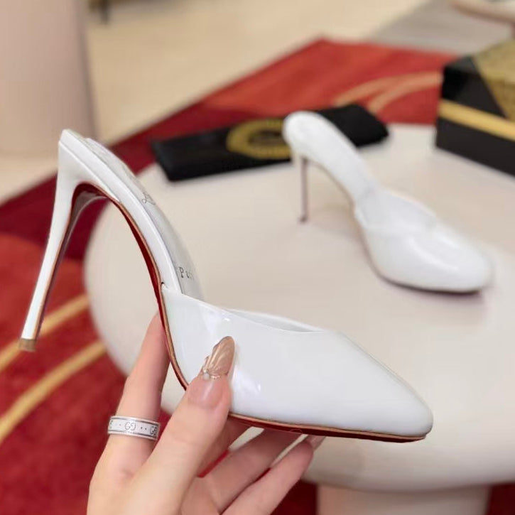 Christian Louboutin 2026 Dolly Mule 100mm Patent Leather