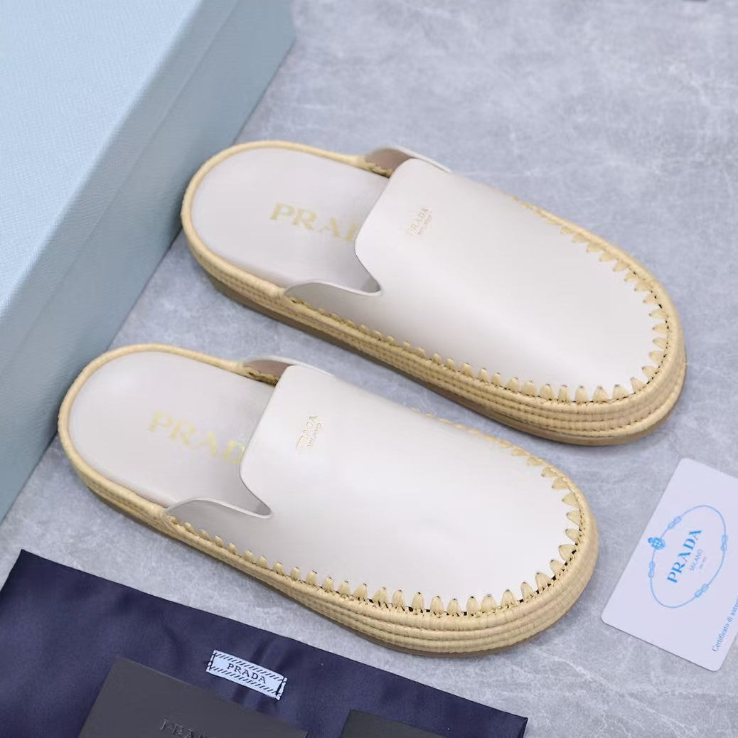 Prada 2026 Mule Woven Leather