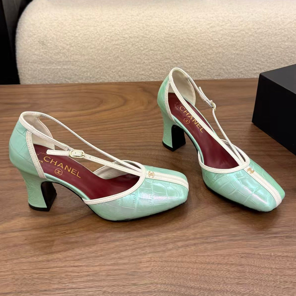 Chanel 2026 Mary Jane Slingback 85mm Leather 895338