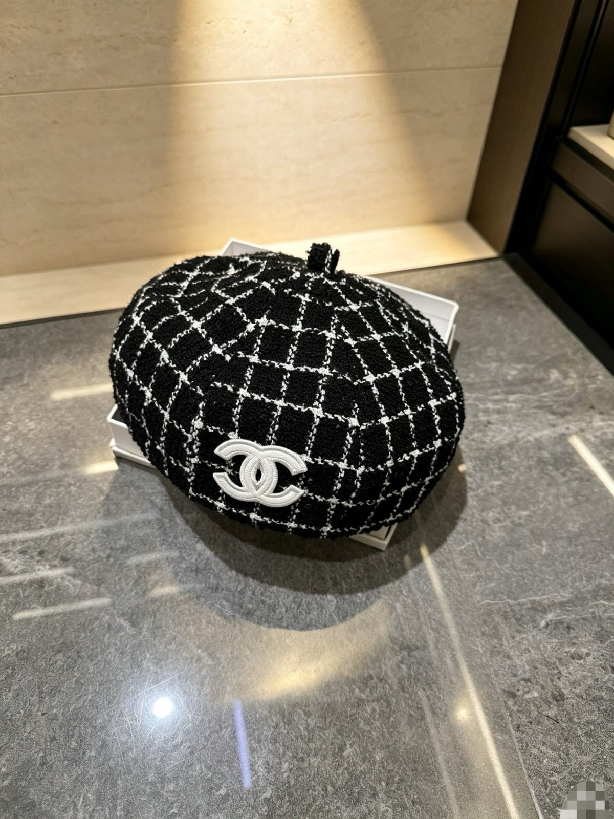 Chanel 2026 Beret Hat Tweed