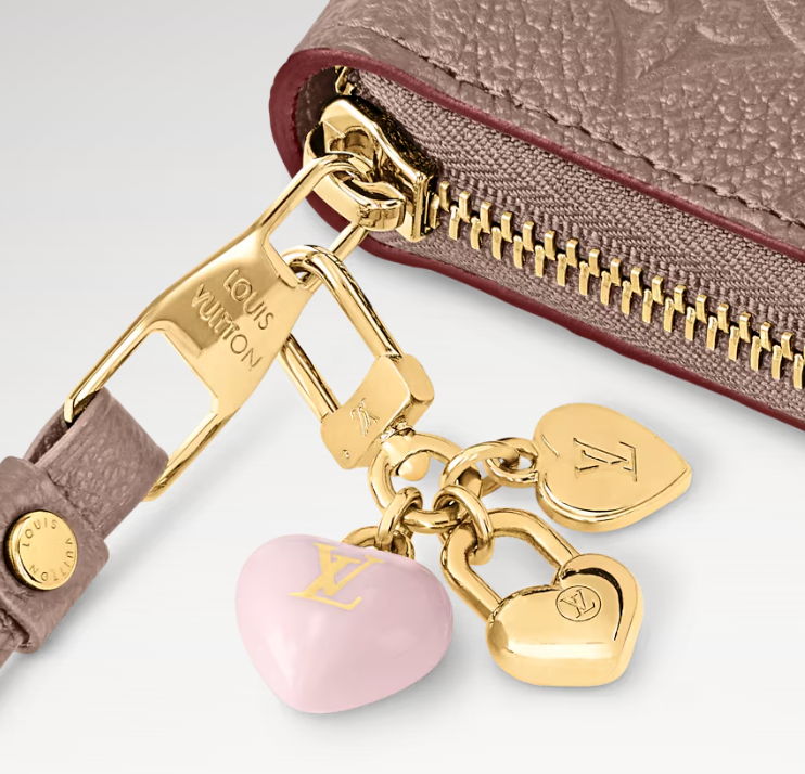 LV Heart Micro Charms Keychain