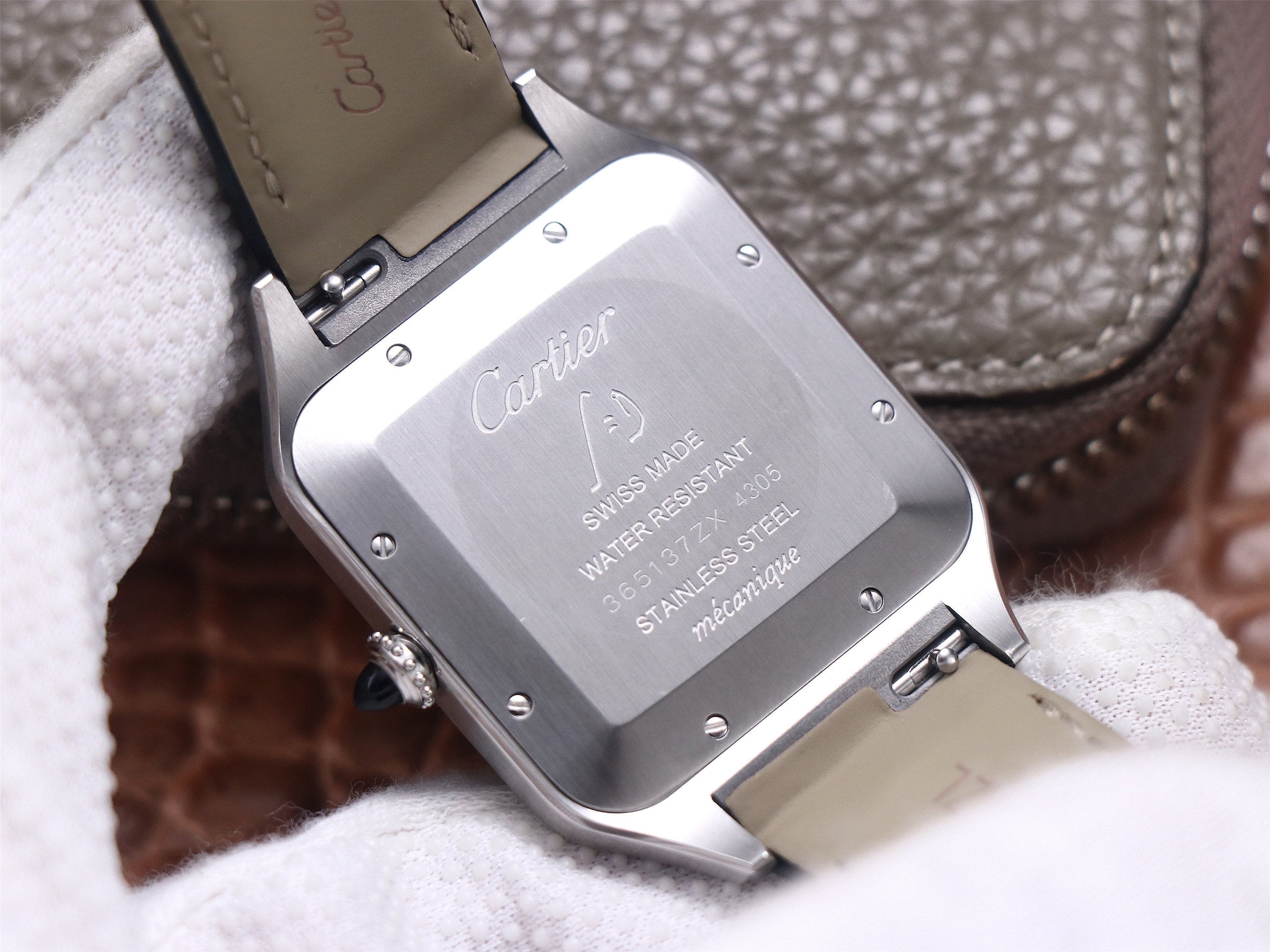 SANTOS-DUMONT XL 46 WHITE DIAL