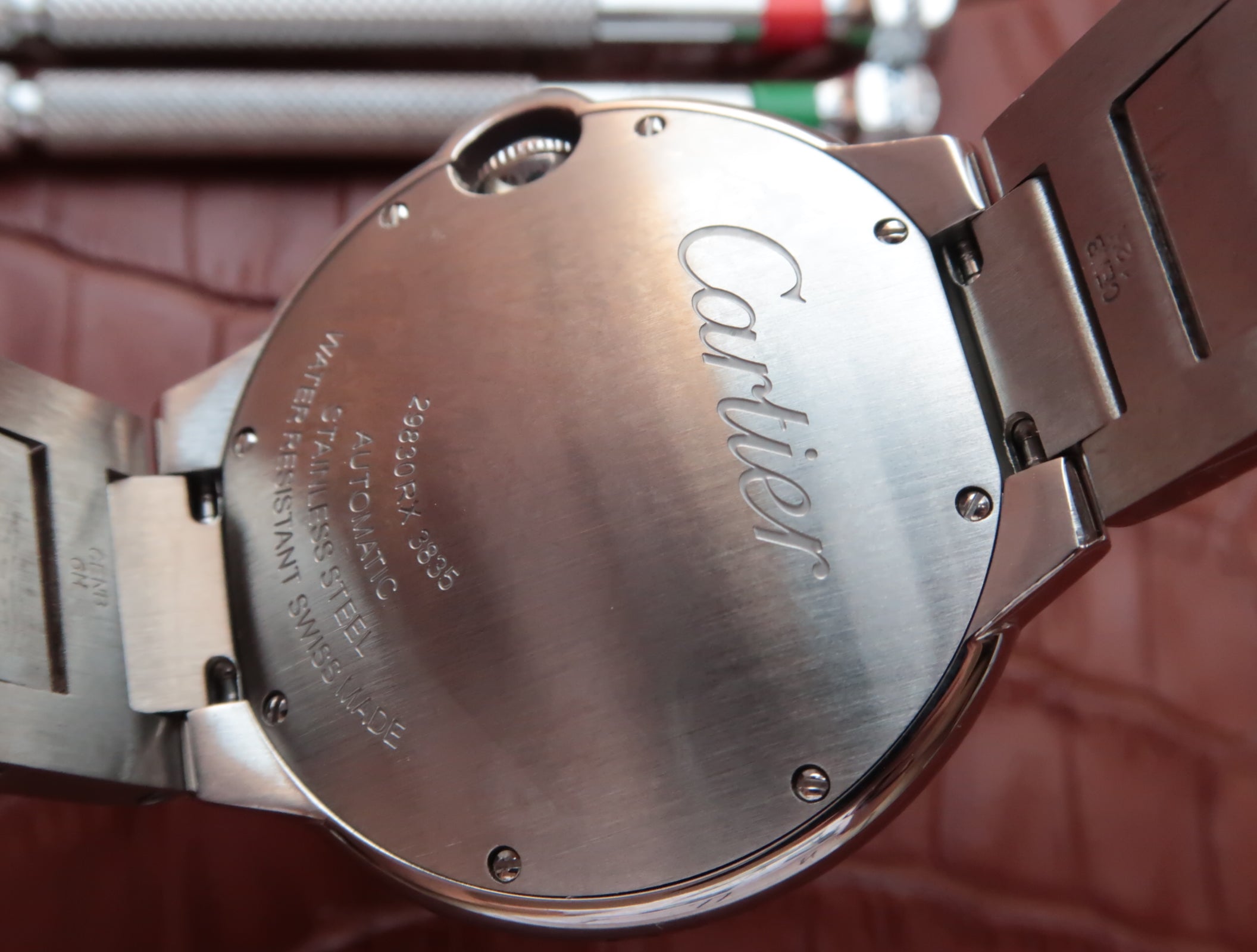 BALLON BLEU DATE 42 SILVER DIAL DIAMOND NUMERALS