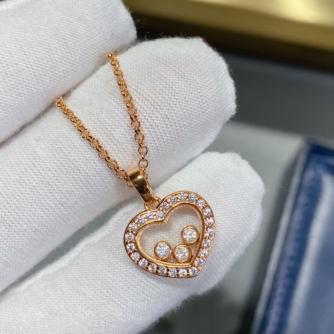HAPPY HEART DIAMOND NECKLACE