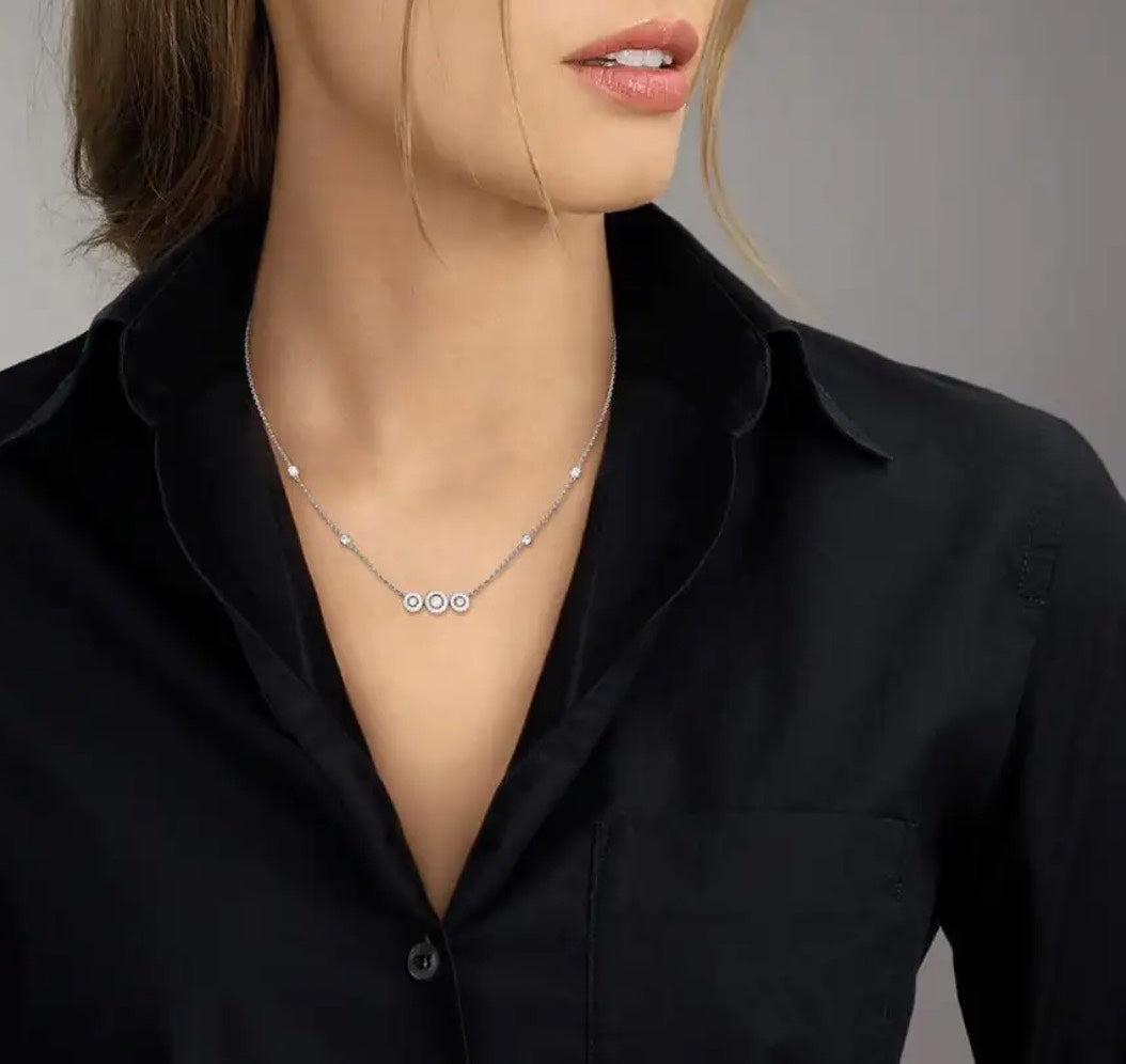JOY TRILOGY DIAMOND NẸCKLACE