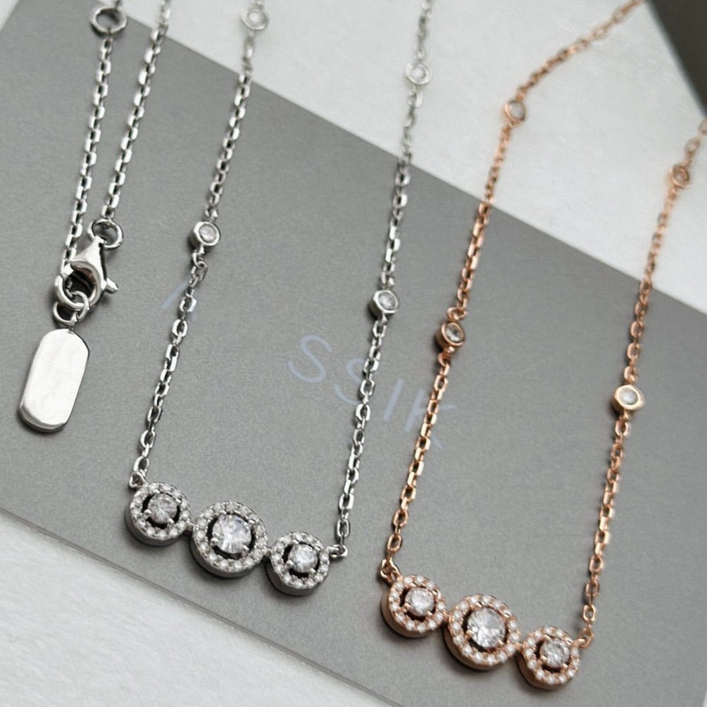 JOY TRILOGY DIAMOND NẸCKLACE