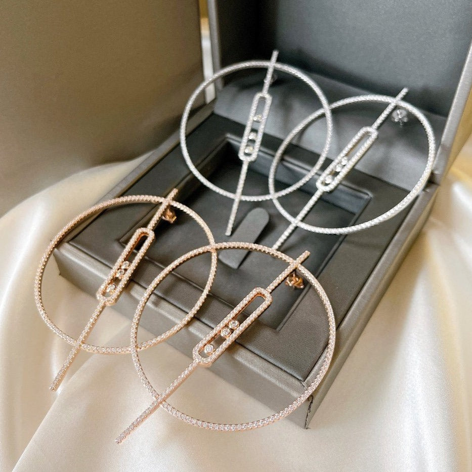 MOVE UNO EARRINGS DIAMOND