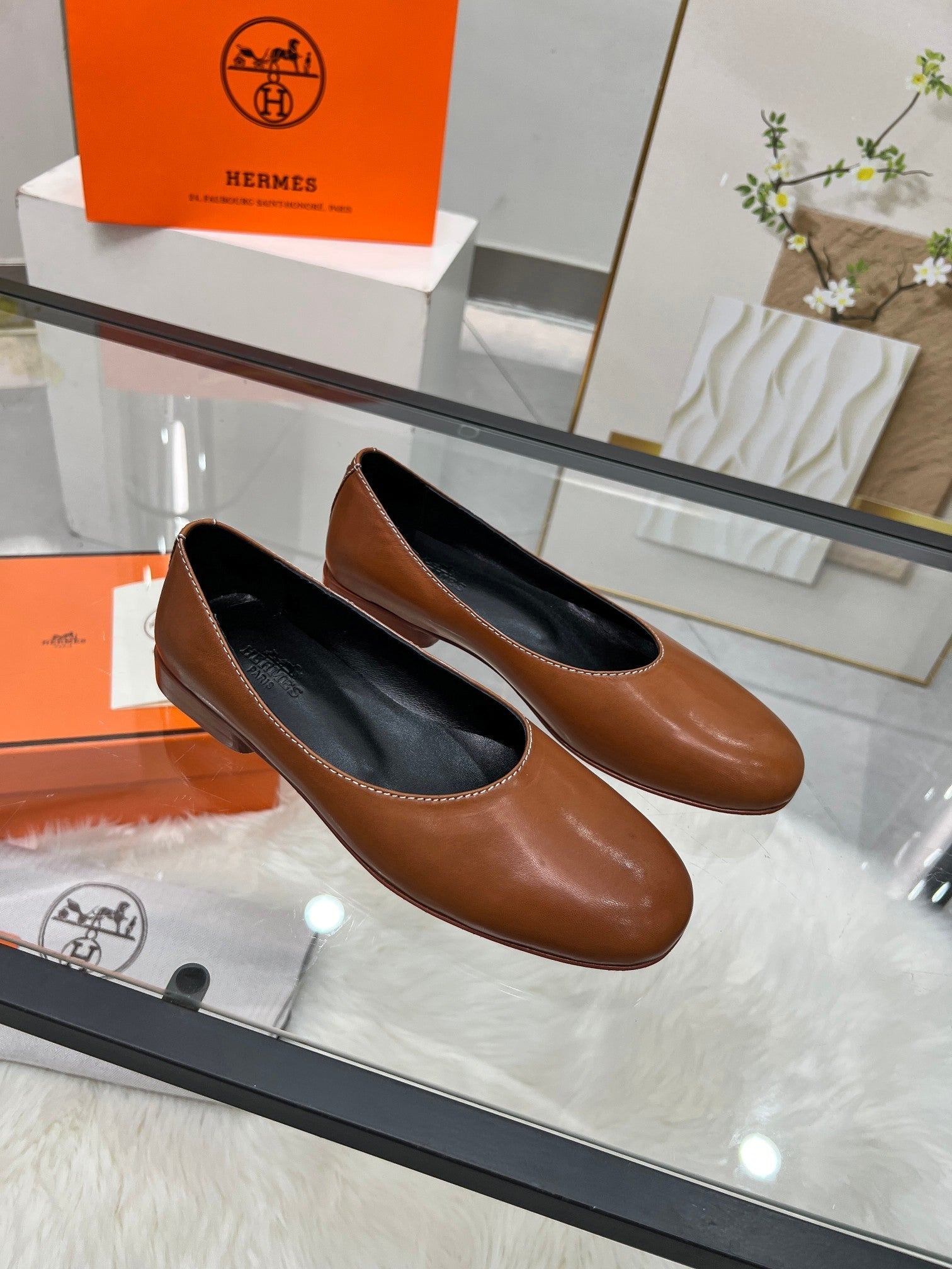 HM 25 Ballet Flats Multicolor Sheepskin 370992