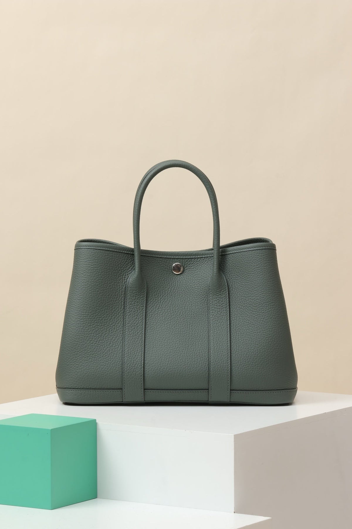 High-end Hermes 2026 Garden Party Bag 30cm Togo Leather