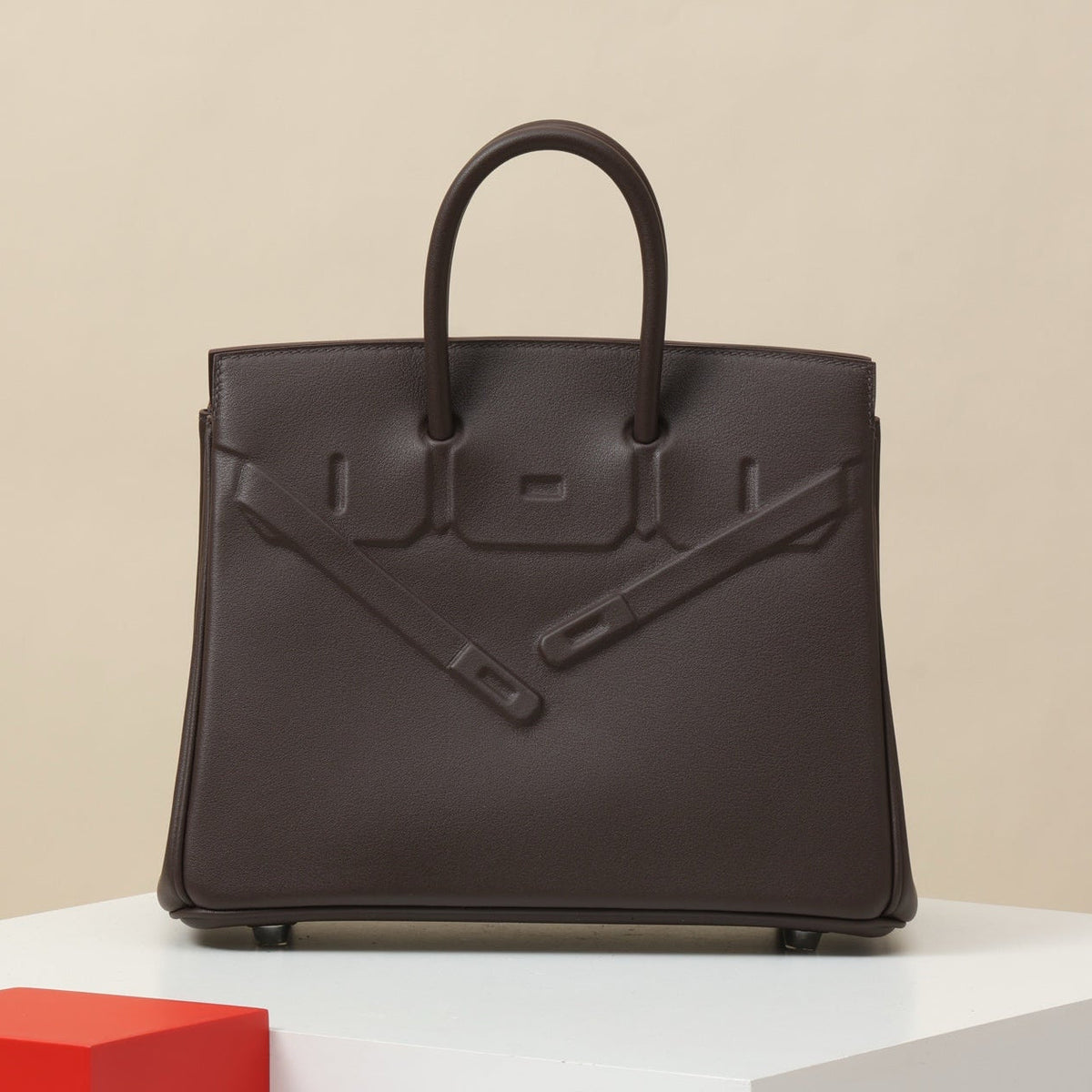 High-end Hermes 2026 Shadow Birkin 25cm Swift Leather
