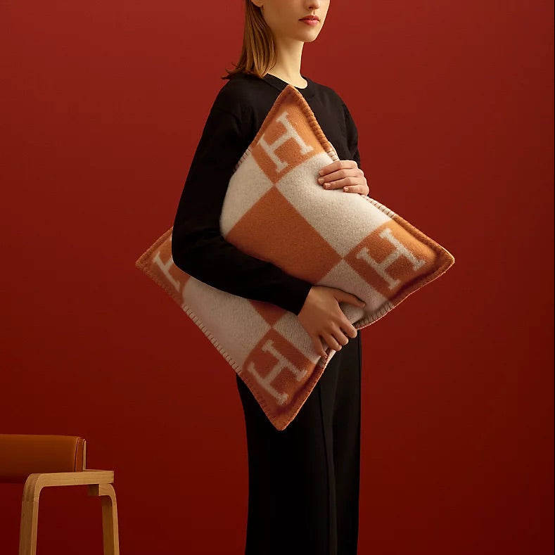 Hermes Avalon III Pillow Wool Cashmere