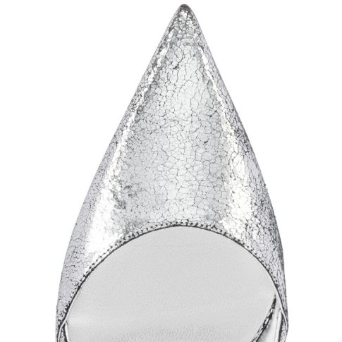 CL Condoroline 55 Mm Sling Back Pumps Manoir Specchio Leather Silver