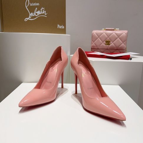 CL Pumps Hot Chick 100 mm Patent Leather Pink