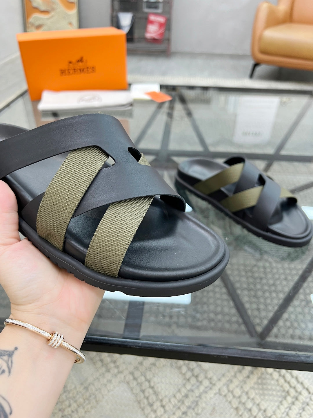 HM Men's Kazimir Slide Sheepskin 544600