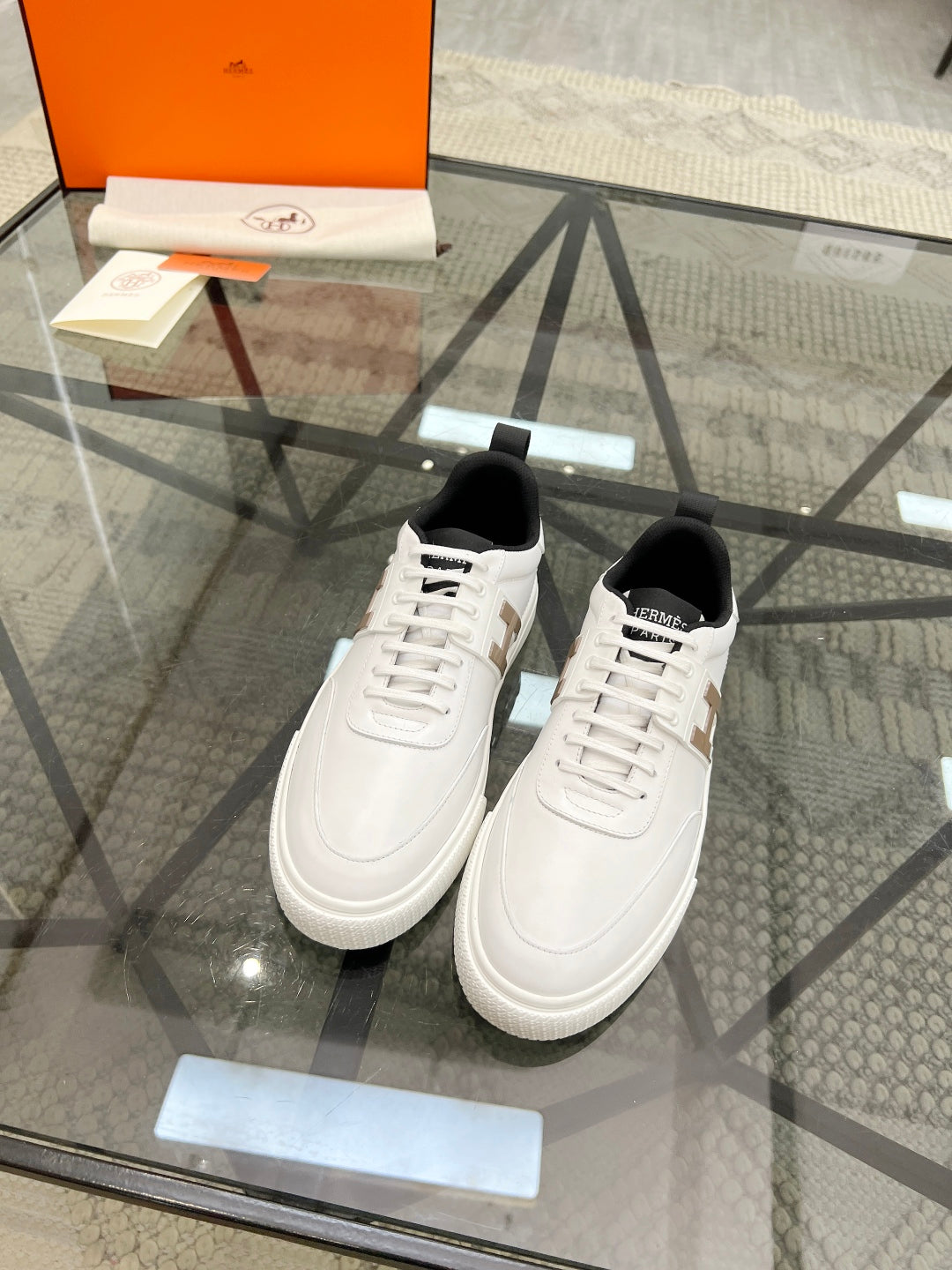 HM Men's Sneaker Cowhide Suede 554568