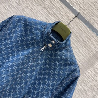 Gucci 2025 Logo Denim Set Cotton