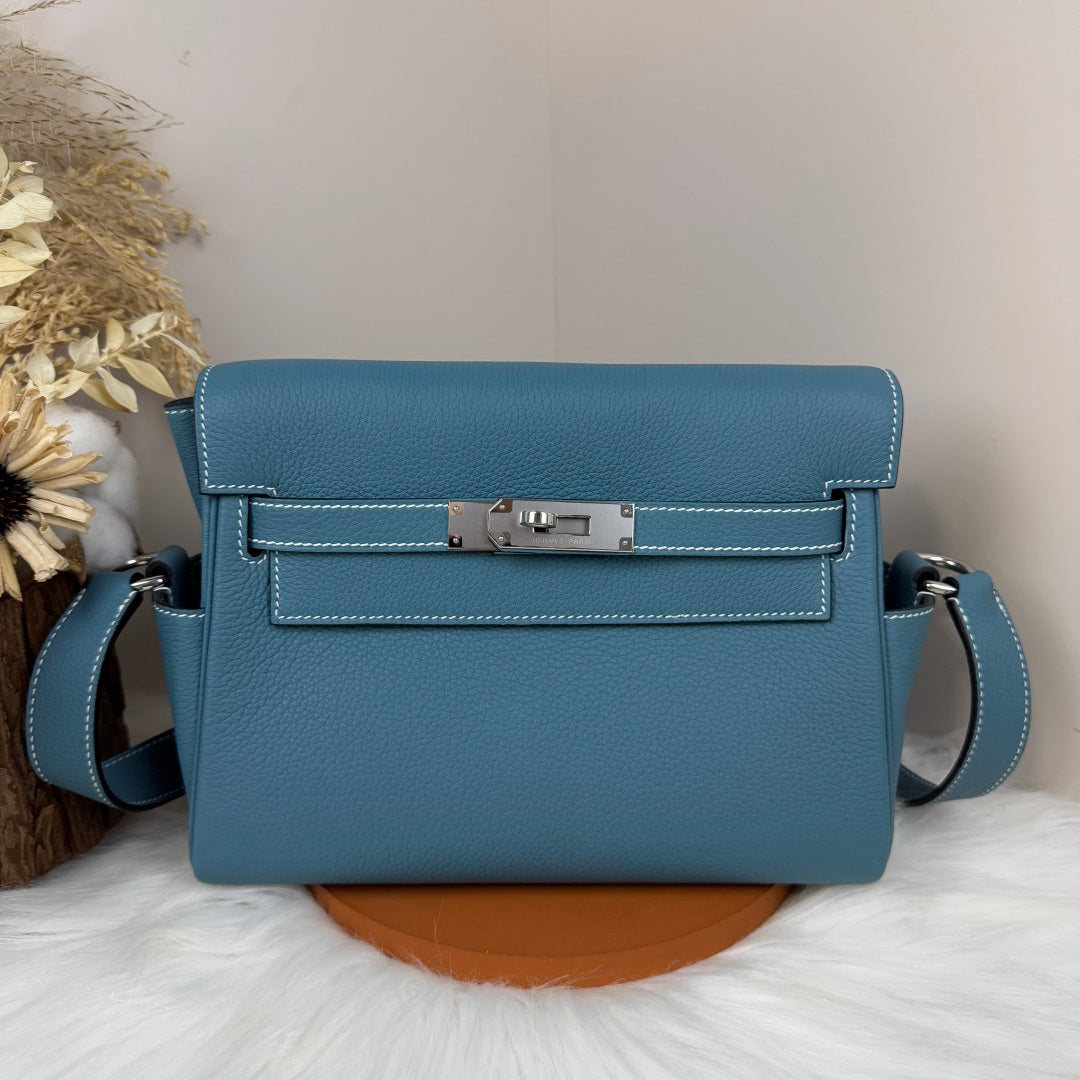 High-end Hermes 2026 Kelly Messenger 25cm Bag Togo Leather