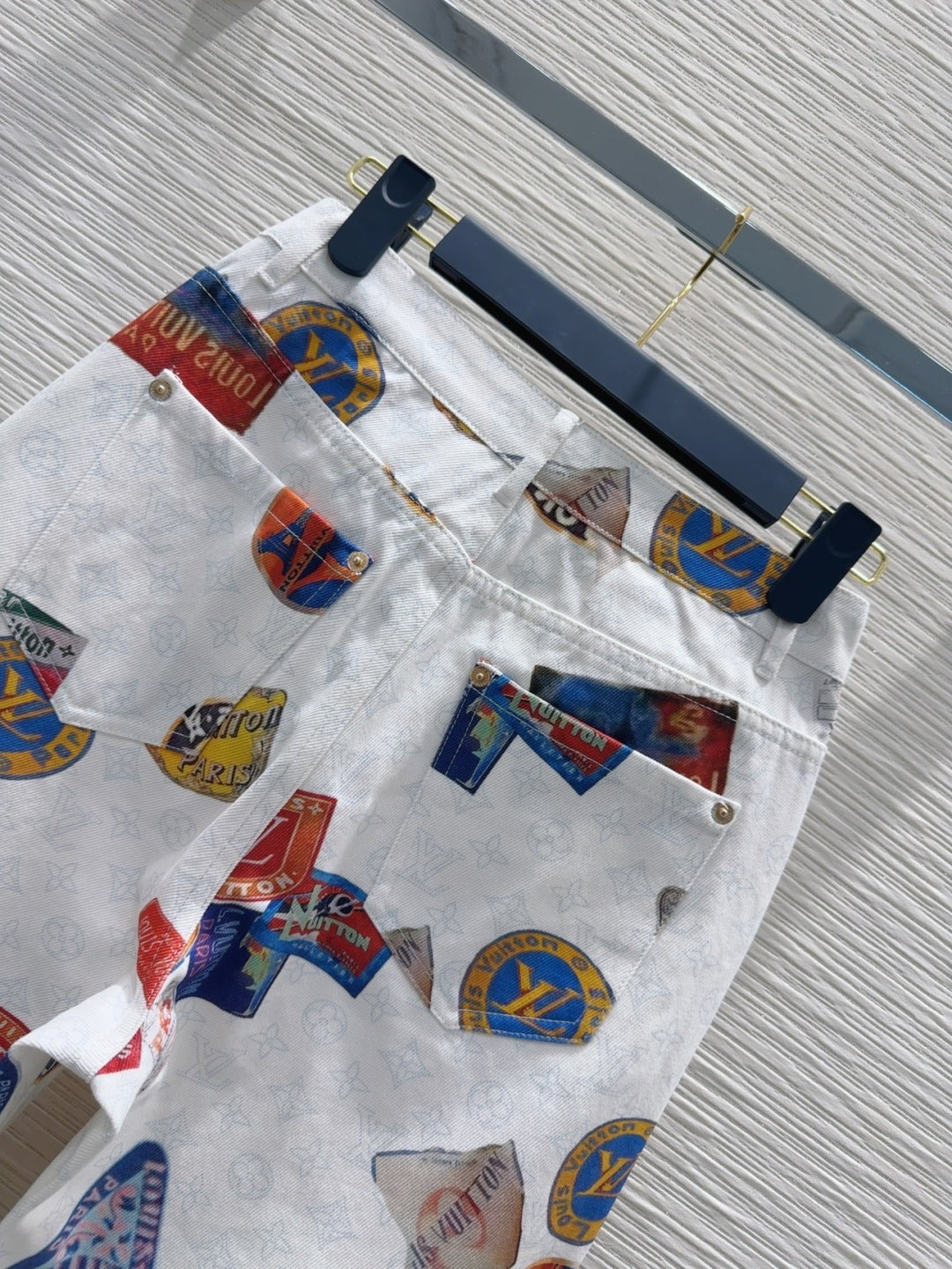 LV 25 Unique Logo Set Jacket Multicolor Cotton