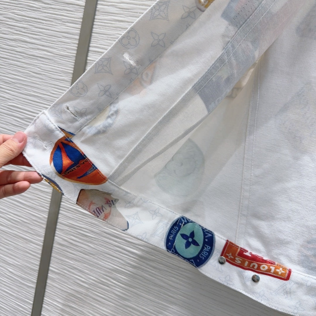 LV 25 Unique Logo Set Vest Multicolor Cotton