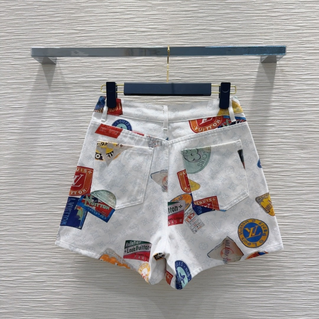 LV 25 Unique Logo Set Vest Multicolor Cotton