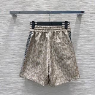 CD 25 Polo Shirt Set White Beige Cotton Polyester