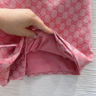 Gucci 25 Set Pink White Polyester Fiber