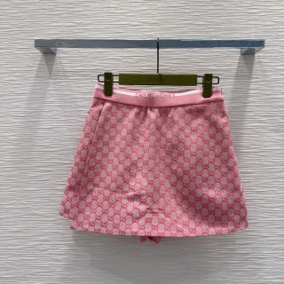 Gucci 25 Set Pink White Polyester Fiber