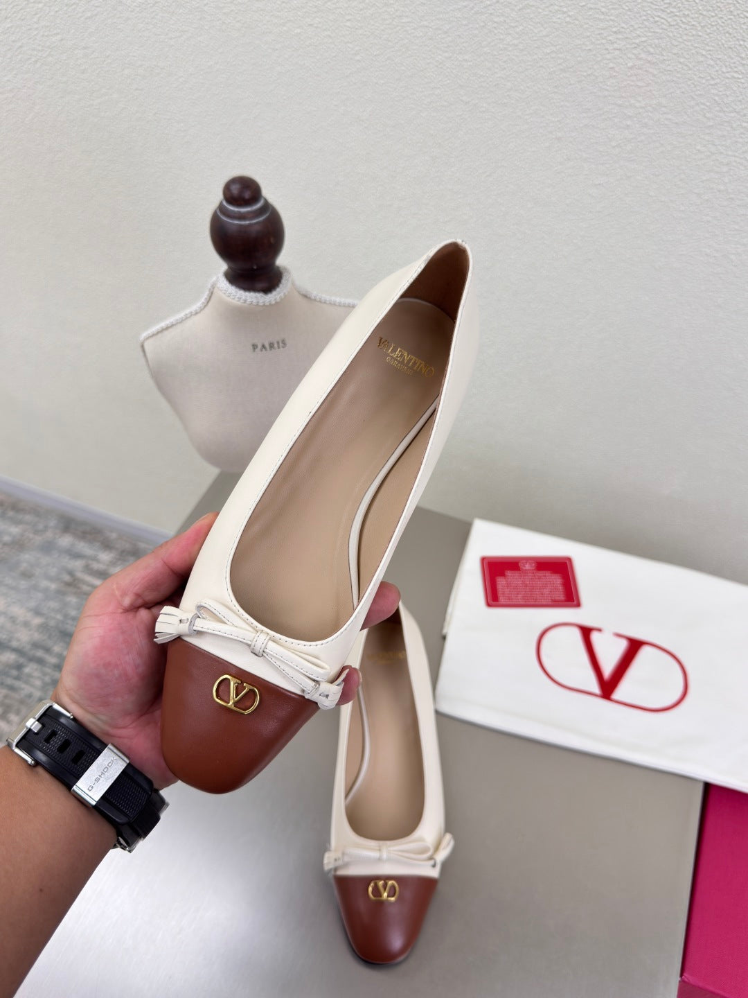 VT 25 Valet Du Roi Ballet Flat Calfskin 343066