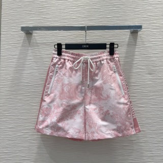 CD 25 Short Sleeve Clothing Set Pink Polyester