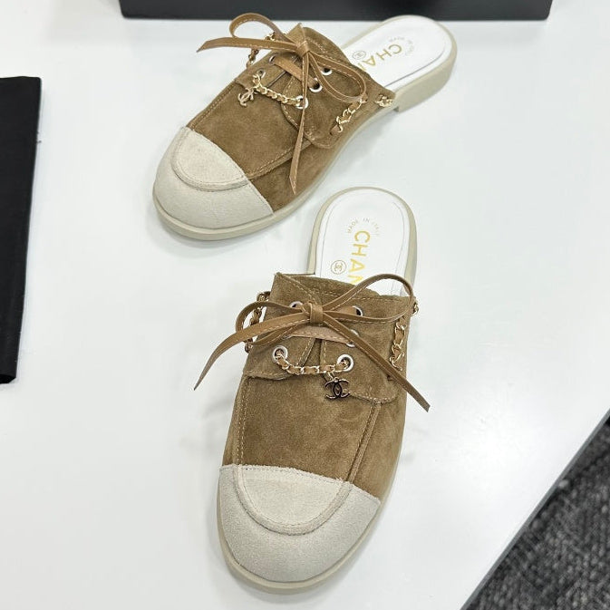 Chanel 2026 Slip-On Mule Suede Cowhide 985753