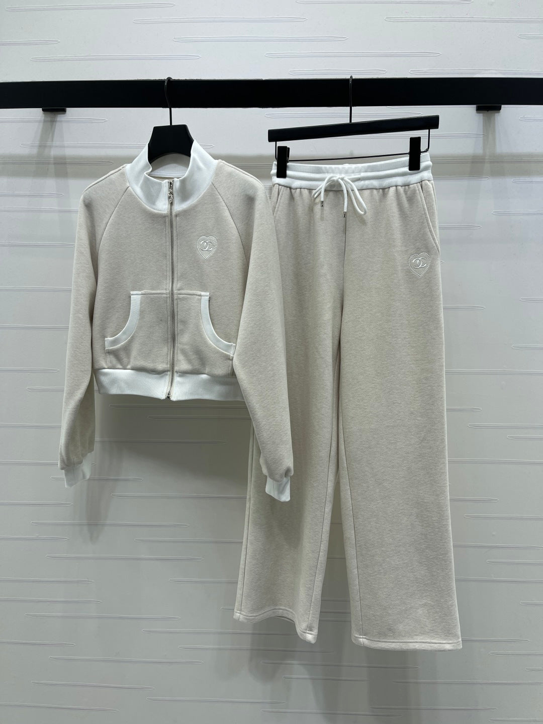 Chanel 2026 Stand Collar Jacket and Trousers Suit Polyester