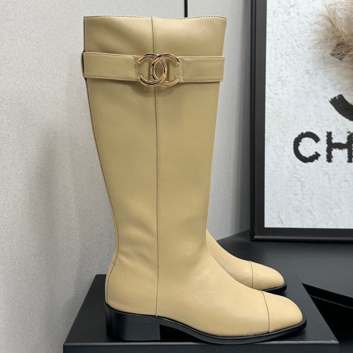 Chanel 2026 Metiers D'art Boots 45mm Suede Cowhide 986193