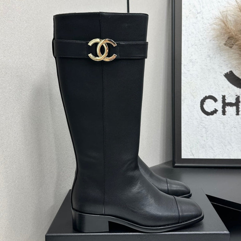 Chanel 2026 Metiers D'art Boots 45mm Suede Cowhide 986193