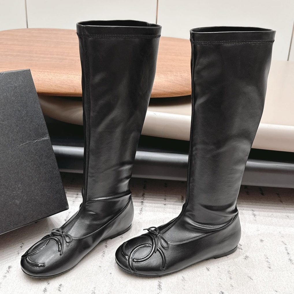 Chanel 2026 Knee-High Boots Sheepskin 175848