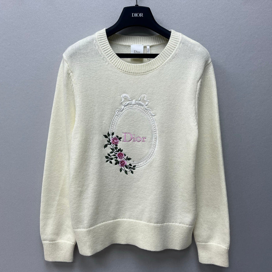 Dior 2026 Médaillon Embroidered Sweater Knit 444076