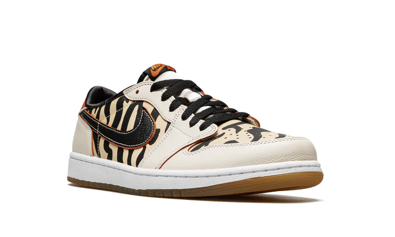 Nike Air Jordan 1 Beige Black Leather