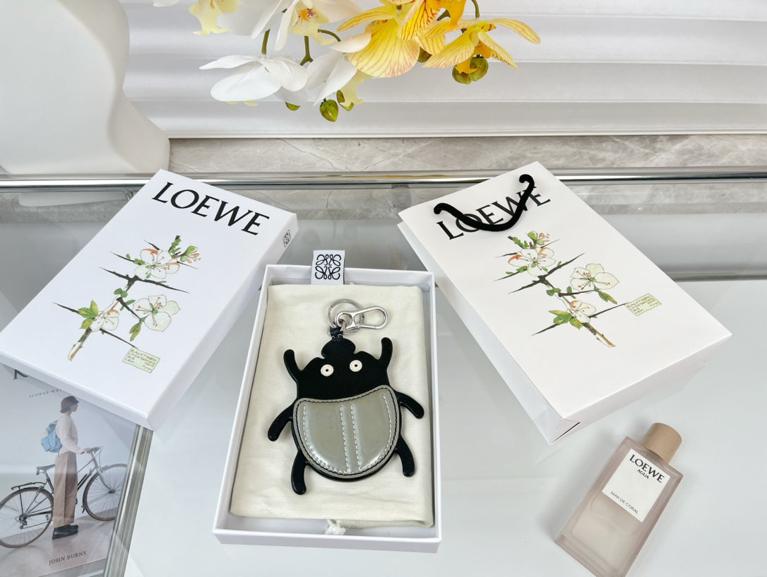 Loewe Beetle Charm Leather