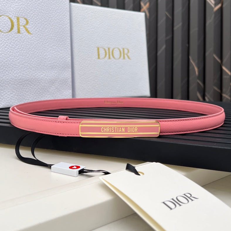 Dior 2026 ID Belt 15mm Smooth Calfskin
