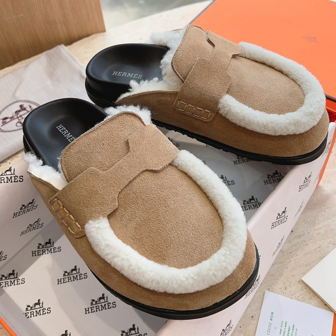 HM Go Mule Suede Goatskin 862750