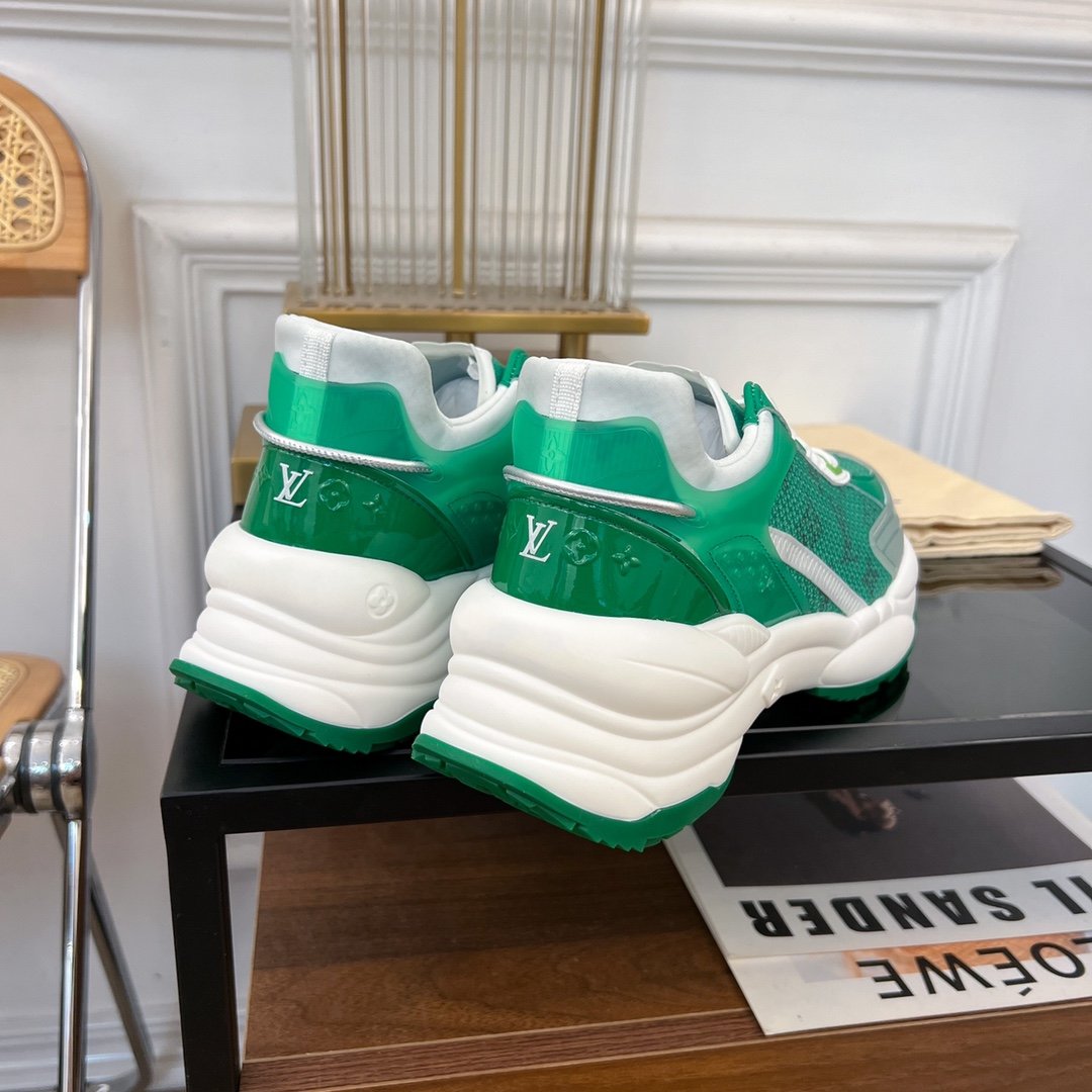LV RUN 55 SNEAKER GREEN