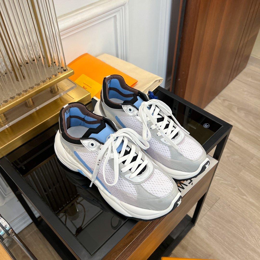 LV RUN 55 SNEAKER BLUE